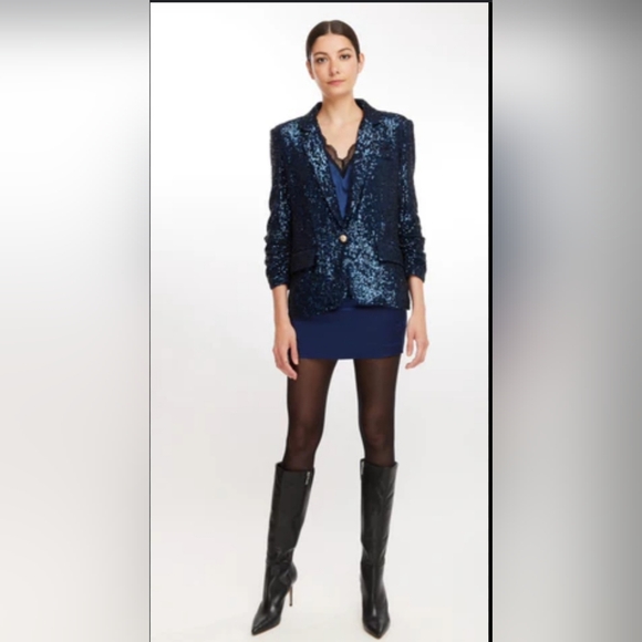 GENERATION LOVE SEQUIN BLAZER - Picture 1 of 11